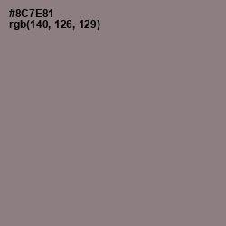 #8C7E81 - Mountbatten Pink Color Image