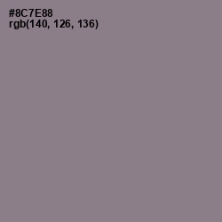 #8C7E88 - Mountbatten Pink Color Image