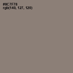 #8C7F78 - Hurricane Color Image