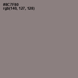 #8C7F80 - Mountbatten Pink Color Image