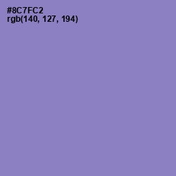 #8C7FC2 - True V Color Image