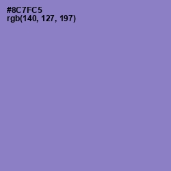 #8C7FC5 - True V Color Image