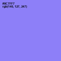 #8C7FF7 - Medium Purple Color Image