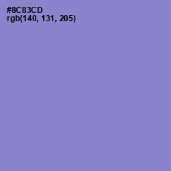 #8C83CD - Chetwode Blue Color Image
