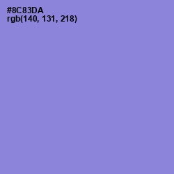 #8C83DA - Chetwode Blue Color Image