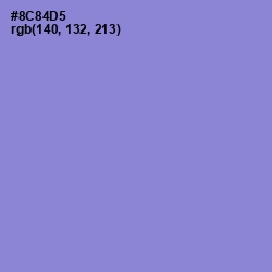 #8C84D5 - Chetwode Blue Color Image