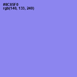 #8C85F0 - Portage Color Image