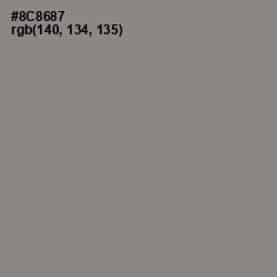 #8C8687 - Suva Gray Color Image