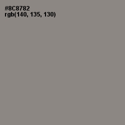 #8C8782 - Natural Gray Color Image