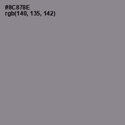 #8C878E - Monsoon Color Image