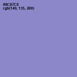 #8C87C8 - Chetwode Blue Color Image