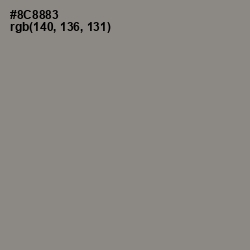 #8C8883 - Natural Gray Color Image