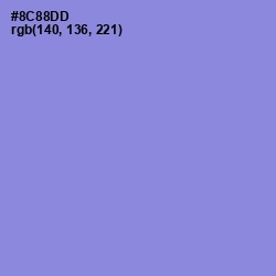 #8C88DD - Chetwode Blue Color Image