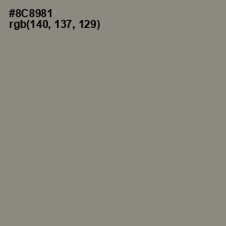 #8C8981 - Natural Gray Color Image