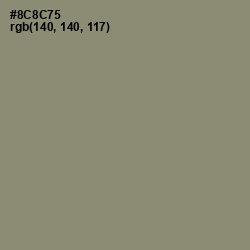 #8C8C75 - Granite Green Color Image