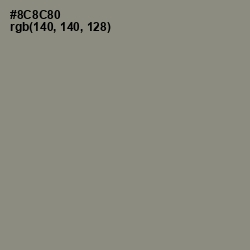 #8C8C80 - Natural Gray Color Image