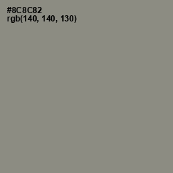 #8C8C82 - Natural Gray Color Image