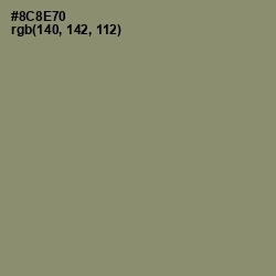 #8C8E70 - Granite Green Color Image