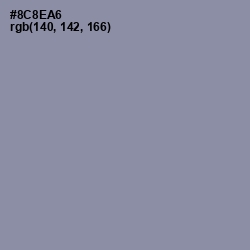 #8C8EA6 - Manatee Color Image