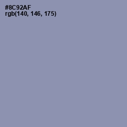 #8C92AF - Manatee Color Image