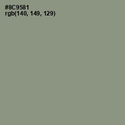 #8C9581 - Spanish Green Color Image