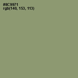 #8C9971 - Battleship Gray Color Image