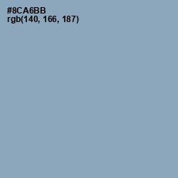 #8CA6BB - Gull Gray Color Image