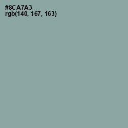 #8CA7A3 - Cascade Color Image