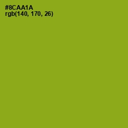 #8CAA1A - Citron Color Image