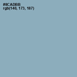 #8CADBB - Gull Gray Color Image