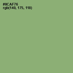 #8CAF76 - Olivine Color Image