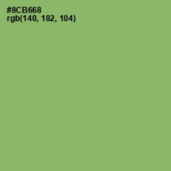 #8CB668 - Olivine Color Image