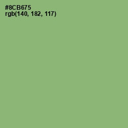 #8CB675 - Olivine Color Image