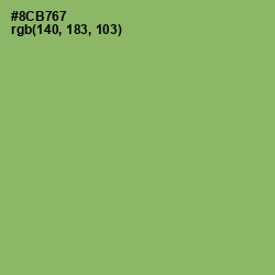 #8CB767 - Olivine Color Image