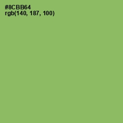#8CBB64 - Olivine Color Image