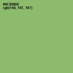 #8CBB6B - Olivine Color Image