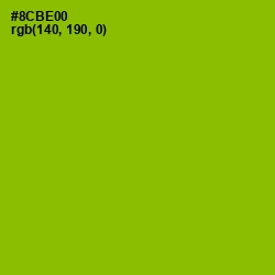 #8CBE00 - Citron Color Image