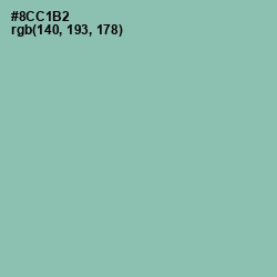 #8CC1B2 - Shadow Green Color Image