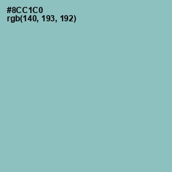 #8CC1C0 - Half Baked Color Image