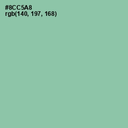#8CC5A8 - Vista Blue Color Image