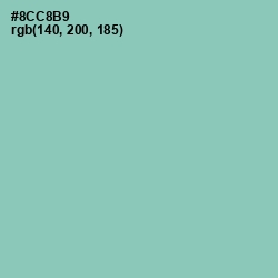#8CC8B9 - Vista Blue Color Image