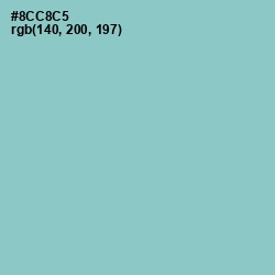 #8CC8C5 - Half Baked Color Image