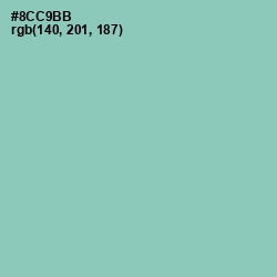 #8CC9BB - Vista Blue Color Image