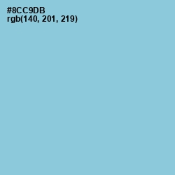 #8CC9DB - Half Baked Color Image