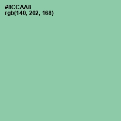 #8CCAA8 - Vista Blue Color Image
