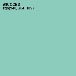 #8CCCBD - Vista Blue Color Image