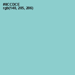 #8CCDCE - Half Baked Color Image