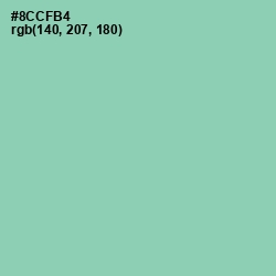 #8CCFB4 - Vista Blue Color Image