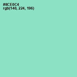 #8CE0C4 - Riptide Color Image