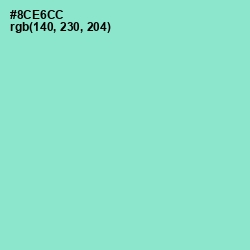 #8CE6CC - Riptide Color Image